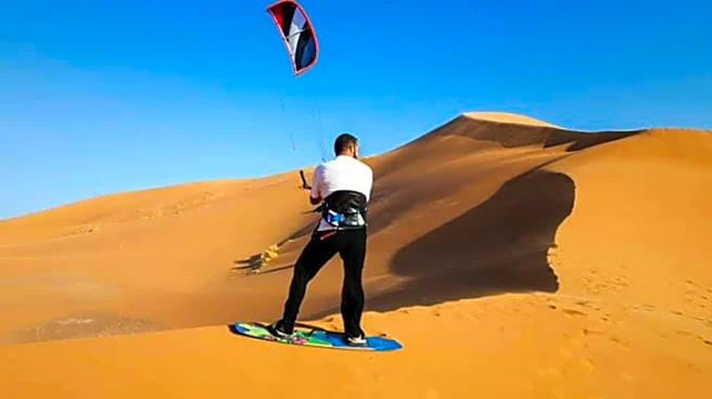 How to prepare for desert sand kiting