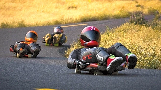 What is street-luge racing?