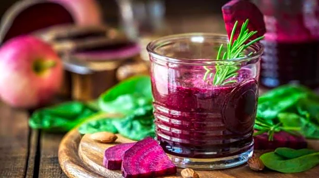 Quick fix: Beet smoothie with sunflower seeds