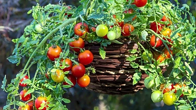 How to grow cherry tomatoes in hanging baskets