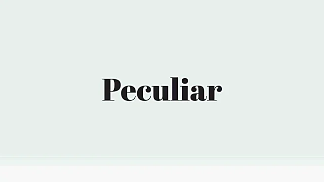 Word of the Day: Peculiar