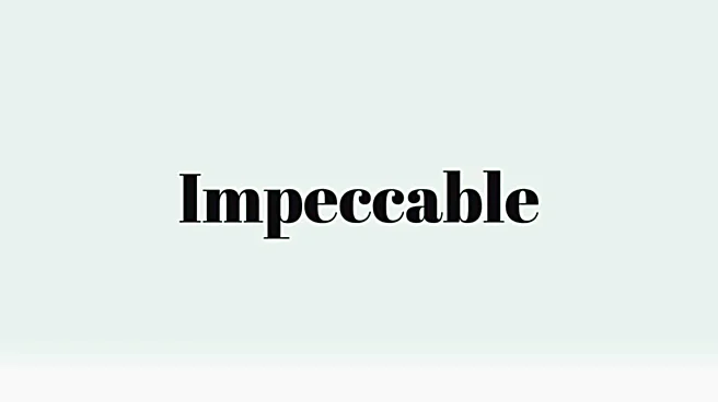 Word of the Day: Impeccable