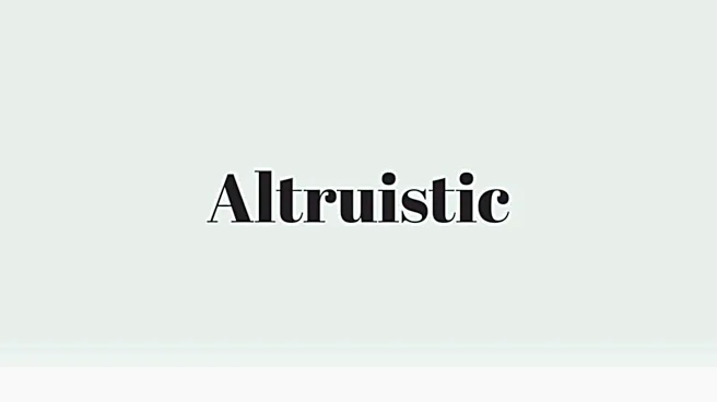 Word of the Day: Altruistic