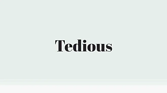 Word of the Day: Tedious