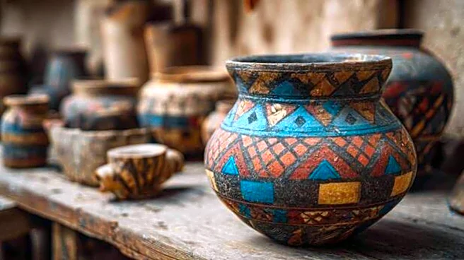 How to paint pots with African patterns