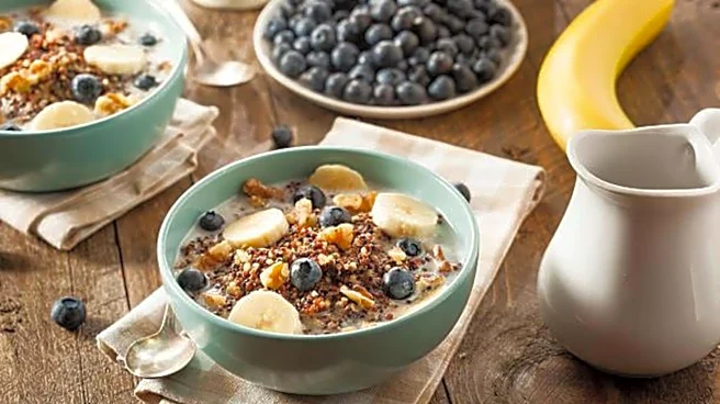 Quinoa and nuts: A balanced breakfast combo