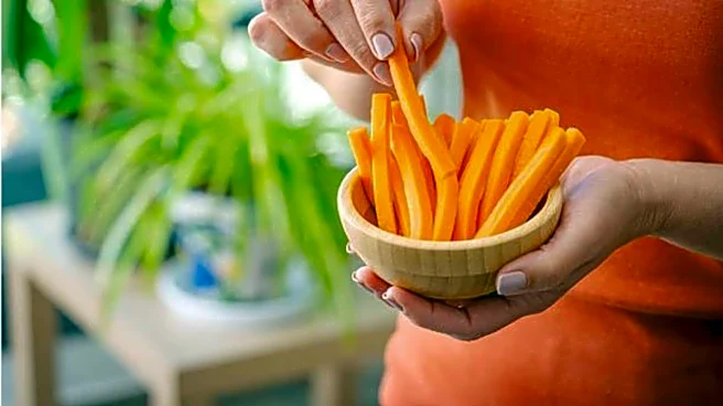 Quick fix: Almond butter carrot sticks