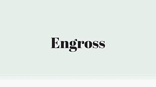 Word of the Day: Engross