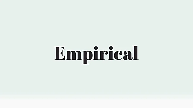 Word of the Day: Empirical