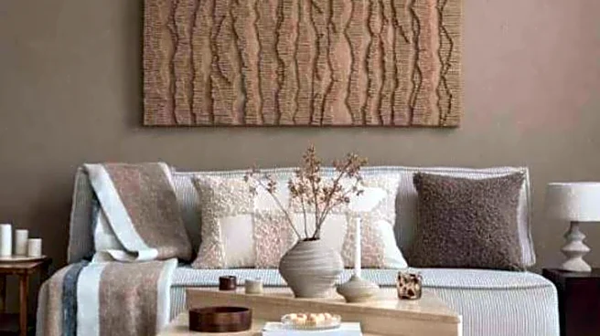 What is textile layering in decor?