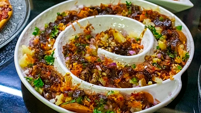 Swap salted crackers with toasted moong dal chaat bowls