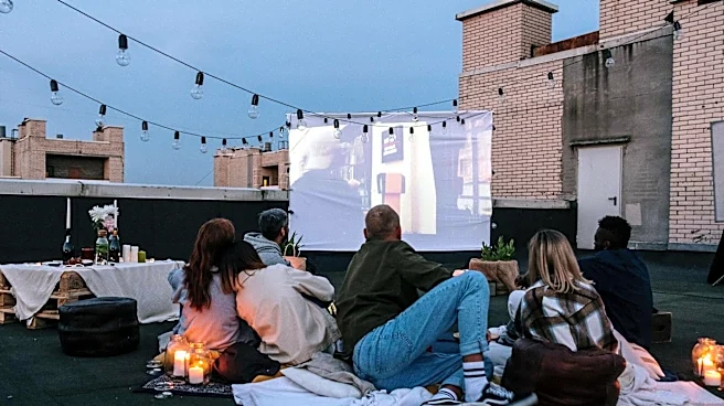 Turn your rooftop into an outdoor movie theater