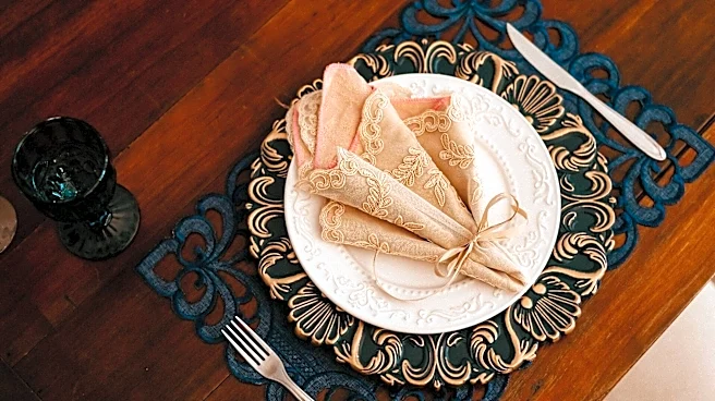 Turn simple napkins into beautiful table decor