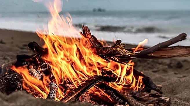 Make your next beach trip more fun with a bonfire