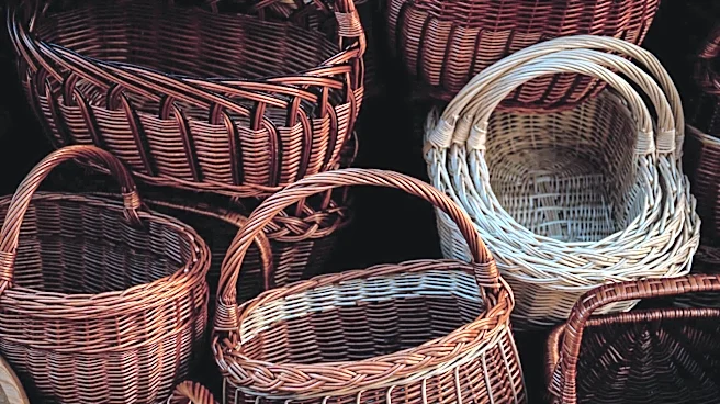 How to stop woven baskets from collecting dust