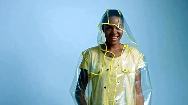 How to style a transparent raincoat