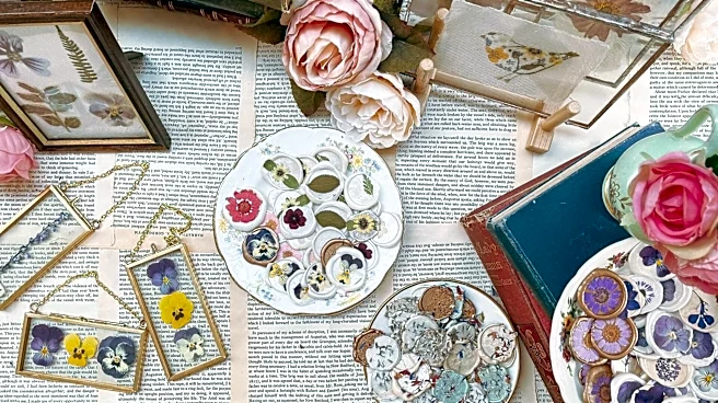 Want beautiful event decor? Use pressed flowers