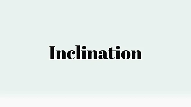 Word of the Day: Inclination