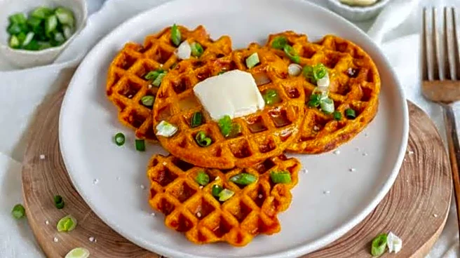Add sweet potato waffles to your breakfast menu