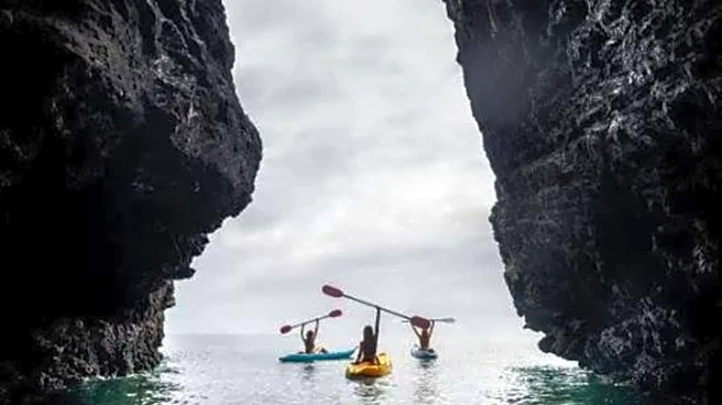 Explore Tasmania's remote sea caves by kayak