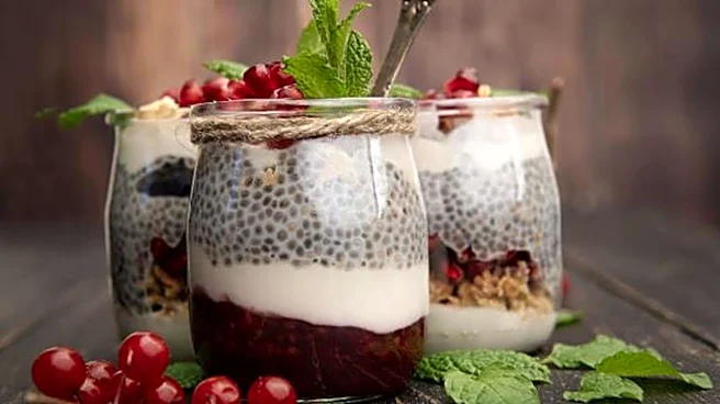 This chia parfait recipe takes just 5 minutes