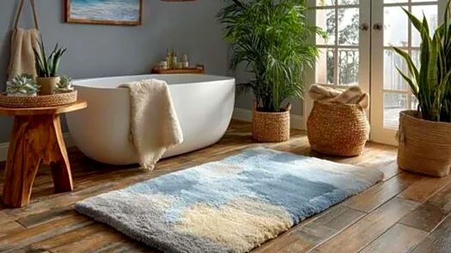 How to style your bathroom with vintage rugs