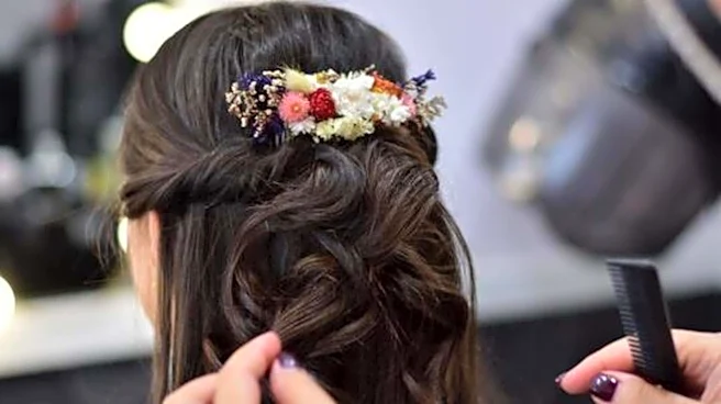 How to style medium-length hair at home