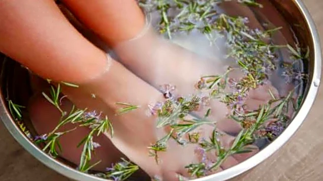 How to create a soothing herbal foot soak
