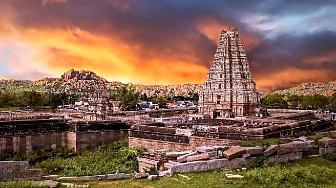 Hampi's spectacular ruins offer a glimpse into the Vijayanagara Empire