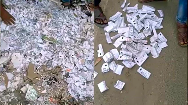 Bihar: VVPAT slips found dumped in Samastipur, probe ordered