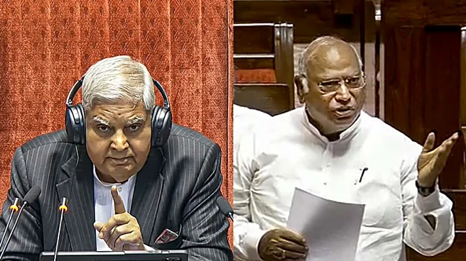 Winter Session: Kharge reminds Parliament of Dhankhar's exit; BJP replies