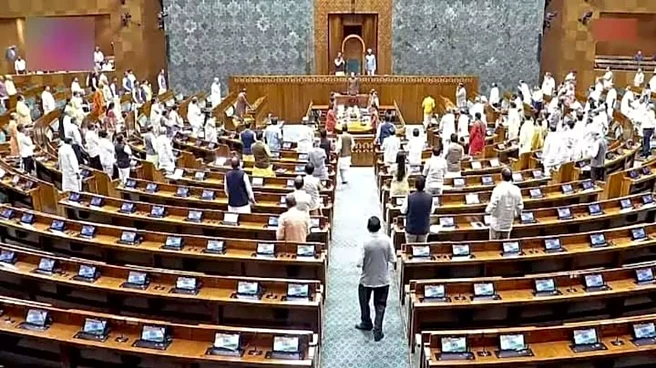 Lok Sabha adjourned for today amid opposition protest over SIR