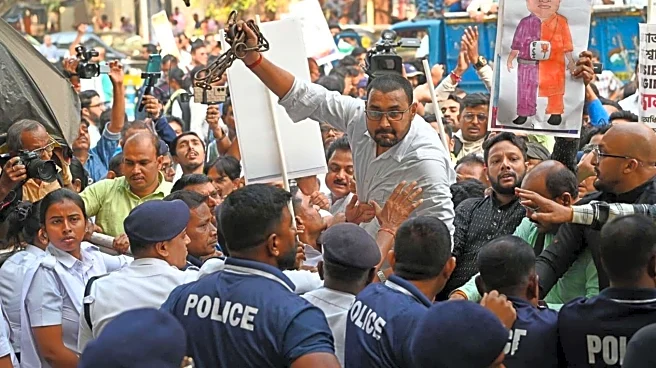 BLOs clash with police outside Bengal ECI office over workload