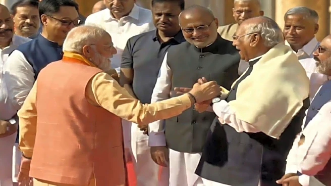 PM, Kharge share light-hearted moment at Ambedkar Jayanti event