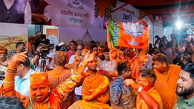 Fish curry, biryani, jhaalmuri: How BJP celebrated historic Bengal win