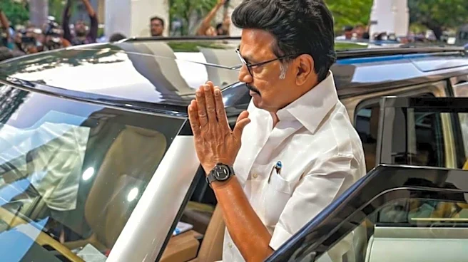 'You have funds...': Stalin to Vijay after TN oath ceremony