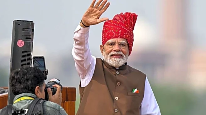 Modi's reverse-order pocket square at I-Day stokes row