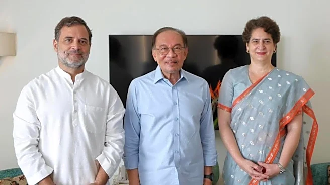 Rahul Gandhi, Priyanka Gandhi Vadra meet Malaysian PM Anwar Ibrahim