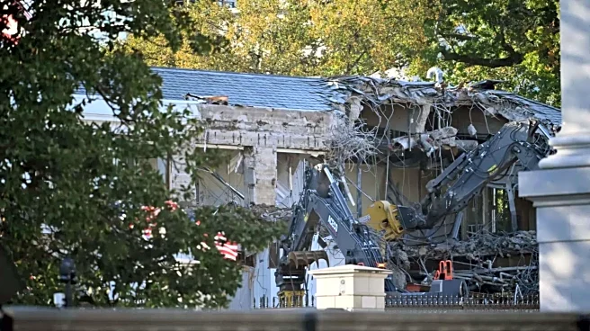 Demolition begins in part of White House for Trump's ballroom