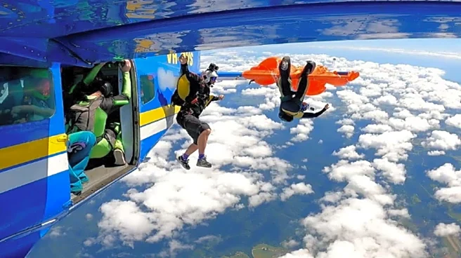 Video: Skydiver's parachute gets stuck on plane's tail at 15,000ft