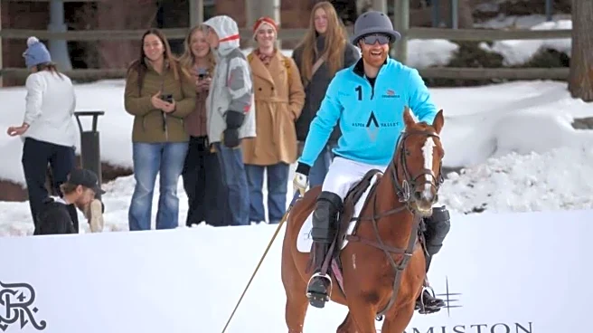 Prince Harry injures hand during snow polo championship