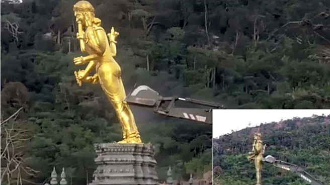 Security-driven action on decorative structure: Thailand on Vishnu statue demolition