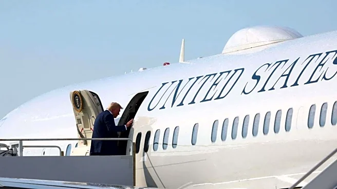 Trump's plane headed to Davos turns around after electrical issue