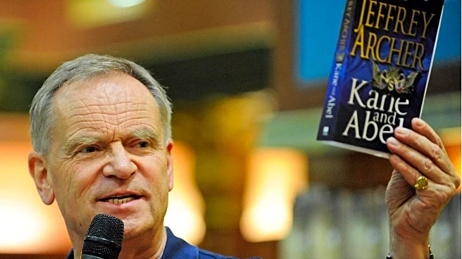 Jeffrey Archer to retire after 31st novel, 'Adam and Eve'