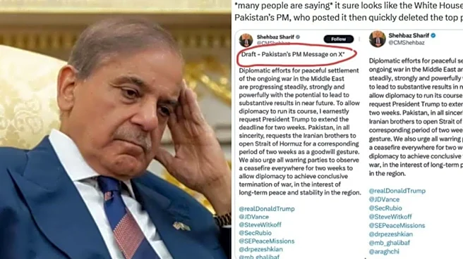 Pakistan PM accused of copy-pasting US's message on Iran war