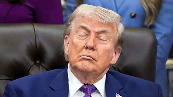 'You absolute moron': White House defends Trump 'sleeping' at event