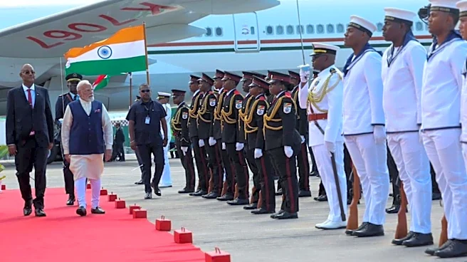 PM Modi accorded warm welcome in Seychelles