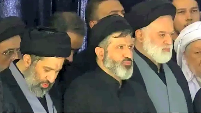 Who are Khamenei's 3 sons who attended his funeral?