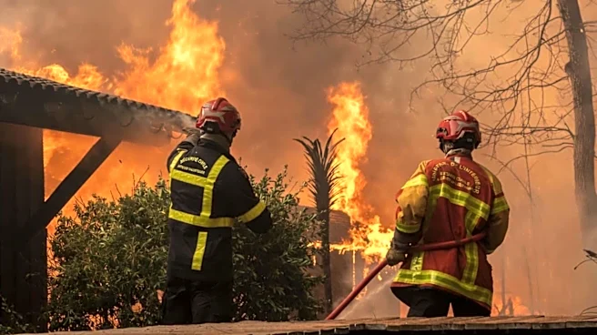 Over 300,000 people evacuated as wildfires rage across France, Spain