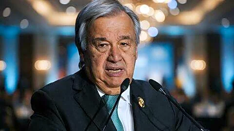 UN Secretary-General Antonio Guterres urges Gandhi's nonviolence amid global inequality